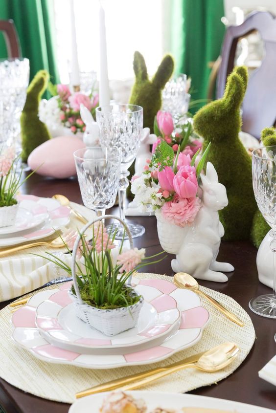 easter tablescapes