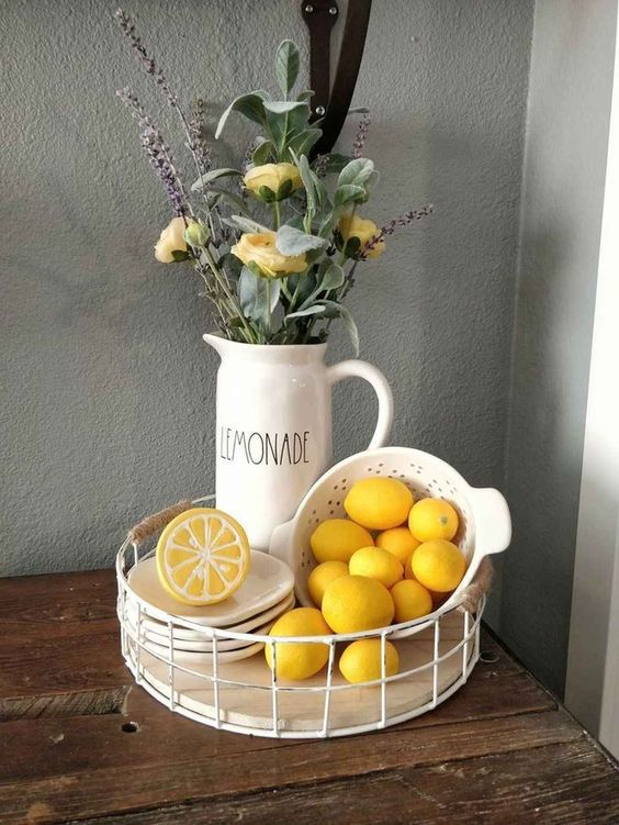 decorazione con limone