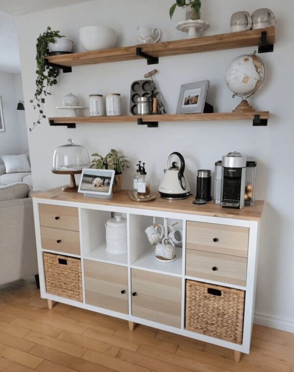 kallax coffee station